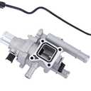 Aluminum Engine Coolant Thermostat Housing Assembly Kit(with Throttle Body Inlet Heater Pipe).Fit for Chevy Cruze 2011-2016, Chevy Sonic 2013-2018 1.8L .Replaces Part # 25199824,25192228,25192904.