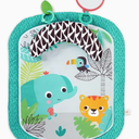 Bright Starts Tummy Time Baby Playmat, Totally Tropical Animal Print