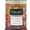 Tuscany Candle Limited Edition 18 0z Gingerbread Cookcies