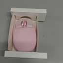 YUNZll C1 Silicone Wireless Mouse, Tri-Mode 2.4G/USB-C/Bluetooth Mouse, 4800 DPl Optical Tracking, 6 Adjustment Levels,Customize Mice for Laptop, Computer, iPad, MacBook (Pink)