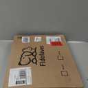 Dog Gate - 18"-45" Adjustable Extra Wide Metal Baby Gate to Step Over, 10" Tall Small Pet Gate with 3 Extension Kits, Pressure Mounted for Doorways & Stairs (White)