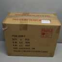 Stackable Storage Bins, Clear Acrylic Display Case, 5-Pack Acrylic Boxes with Lids, Clear Storage Containers Storage for Handbags, Collectibles & Figures