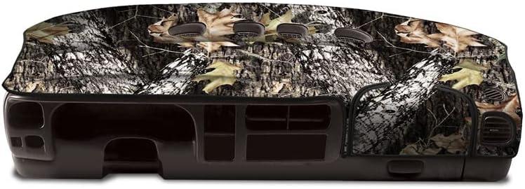 Skanda Dash Cover Mat Pad Custom Designed for Select Chevrolet Silverado 2500 HD Dashboards: Velour Material, Mossy Oak Break Up