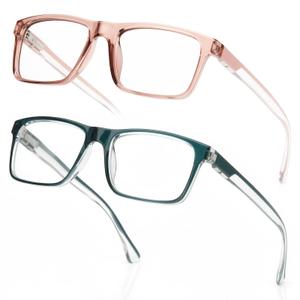 SKYOAK Trendy TR90 Progressive Multifocus Reading Glasses for Women +2.5x