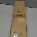 YNL Shower Curtain Rod 34-82 (2.8-6.8ft) Inches, Adjustable Spring Shower Rod No Drilling, Non-Slip, Never Rust, Stainless Steel, Suitable for Bathroom Window Living Room, Matte Black