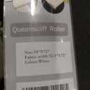 Persilux Free-Stop Cordless Light Filtering Roller Shades for Windows (Cream 34"W x 72"H) Natural Woven Fabric UV Protection Privacy Roller Window Shades for Windows, Home, Living Room, Office, Patio