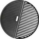 C6N992 (2-Pack) 18-in Cast Iron Cooking Grate for Kamado Joe KJ-23RHC Classic II, Kamado Joe KJ23NRHCI Classic III,Large Big Green Egg, Vision Grill VGKSS-CC2, B-11N1A1-Y2A