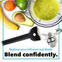 Impresa Replacement Blade & Wrench Set for Vitamix Blender - For 32oz, 48oz, 64oz Containers  Stainless Steel Blender Blade - Single Replacement Part