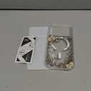 for iPhone 17 Pro Max Women Flowers Floral Case with Privacy Screen Protector,Compatible with MagSafe Slim Magnetic Shockproof Phone Case for iPhone 17 ProMax Girly Flower Cover Design (Clear)