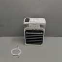 Portable Air Conditioner Cooling Fan with Remote, Quiet with 3 Speeds, 1200ml Evaporative Personal Air Cooler Fan with 3 Mist, 7 Night Light, 8H Timer, Small Air Conditioner for Bedroom Office