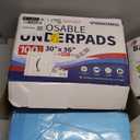 Tear-Resistant Disposable Bed Pads 30" x 36" 100 Count Absorbent Underpads, Chux Thicker Extra Large Incontinence Bed Pads, Pee Pads for Adults, Kids, Elderly, Pets