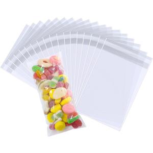 PigPotParty 3"x7" Cellophane Cookie Bags Self Sealing, 100 Pcs Clear Plastic Treat Individual Cookie Bags with seal, Perfect for Goodies, Party Favors, Snacks, Gift Wrapping