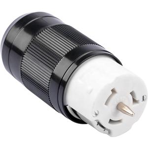 Sintron Generator Connector 50 Amp NEMA SS2-50R, USA/Canada Marine Shore 4-Pin Straight Blade Connector, 3 Pole 4 Wire Grounding 125V/250V, ETL Listed, Twist Locking Connector 50A CS6364 12500 Watts