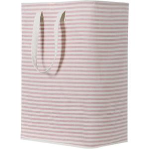 Lifewit Laundry Hamper Large Collapsible Laundry Basket, Freestanding Waterproof Clothes Hamper Storage with Easy Carry Handles for Clothes in Bedroom Bathroom College Dorm for Adults, Pink, 80L 