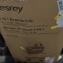 Baby Bassinet Bedside Sleeper, besrey Bedside Bassinet for Newborn Infant with Comfy Mattress, 9 Height Positions, Adjustable Bedside Crib with 360 Swivel Wheels Bassinet for Baby with Storage Basket (Warm Grey)