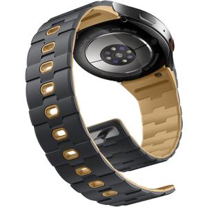Bandletic No Gap Magnetic Band Compatible with Samsung Galaxy Watch 7 6 5 4 FE 40mm 44mm/for Galaxy Watch 6 4 Classic 43mm 47mm 42mm 46mm/Watch 5 Pro 45mm, 20mm Soft Silicone Watch Bands for Men Women