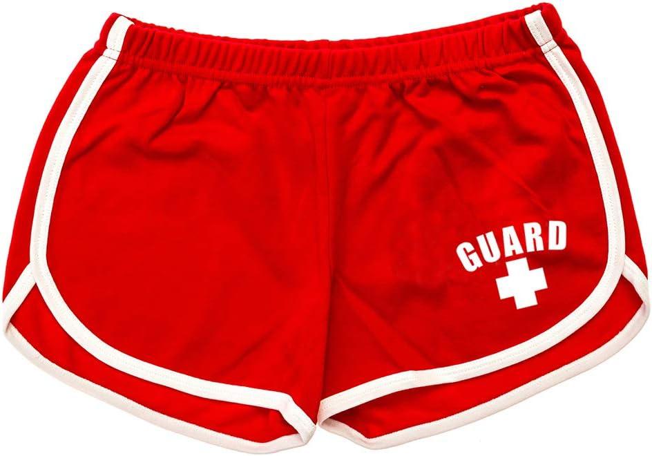 BLARIX Womens Guard Shorts (Red, M)