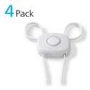 3 x Safety 1st OutSmart Flex Lock, White, 4 Pack