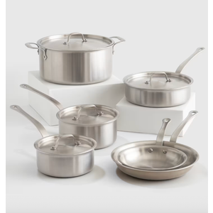 5-Ply Stainless Steel 10 Piece Cookware Set