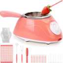 Chocolate Melting Pot, Electric Chocolate Melter Warmer Fondue Fountain Melting Pot Kit for Melting Chocolate, Candy, Milk, Butter, Cheese