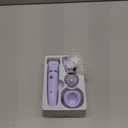 Ufree Bikini Trimmer Electric Razors for Women, Rechargeable Pubic Body Hair Trimmer Electric Shaver for Legs Body Hair, Bikini Shaver IPX7 Waterproof, Gifts for Women, Purple