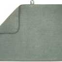 Bellemain XXL Dish Mat 24" x 17" ( LARGEST MAT ) Microfiber Dish Drying Mat , Super absorbent ( Green )
