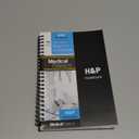H&P notebook - Medical History and Physical notebook, 100 medical templates with perforations