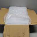 Thickened Clear Shoe Storage Organizer with Magnetic Door, Sturdy Stackable Shoe Boxes for Closet, Collapsible Space-Saving Shoe Rack for Sneakers & Boots, Plastic Shoe Cabinet Box Set, 6 Pack, White