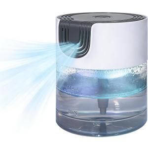 2026 Upgraded versionWater Air Purifier for Home, Variable Speed 1300ml Water Based Air Purifier Air Washer Humidifier Freshener for Smoke Essential Oil Aroma Diffuser with LED Night Light