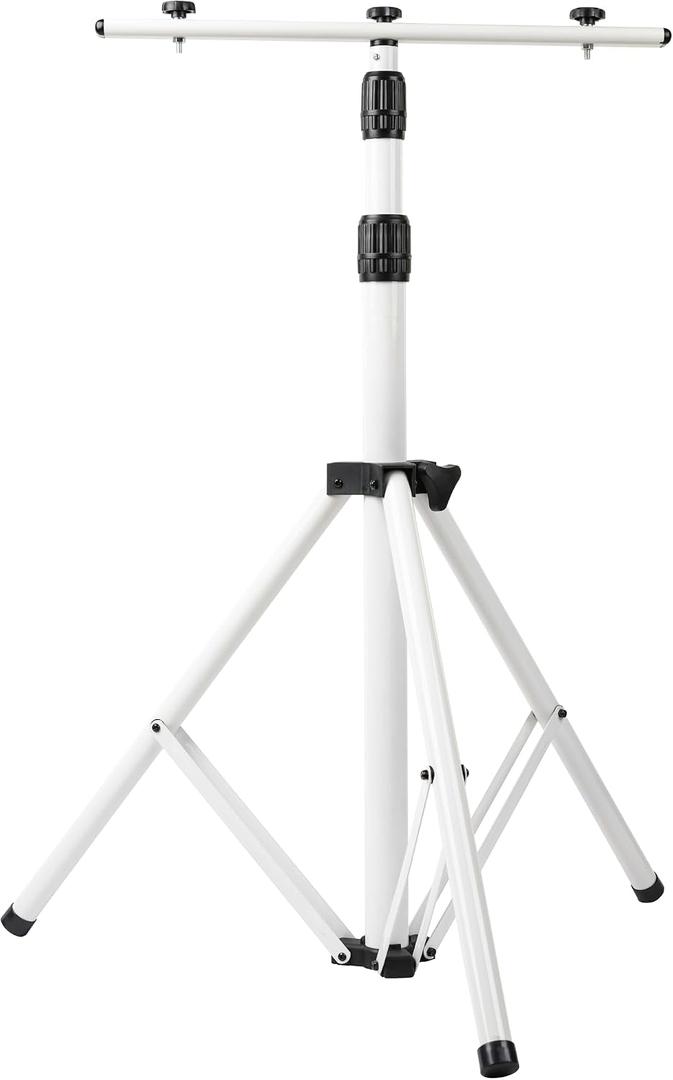 Tripod for LED Plant Lamps | White | Easy Attachment without Tools | Height Adjustable up to 2 m | Sturdy Design 
