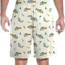 Vogseek Pajama Shorts for Men, Men's Pajama Bottoms, Sleep wear Pjs Pants (XXL)