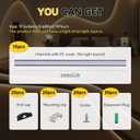 10-Pack Black Bendable LED Aluminum Channel, 3.3ft/1M Flexible Strip Diffuser with Milky White Cover, Recessed Housing for 12.5mm Wide Tape Light, Ideal for Curved Walls Drywall