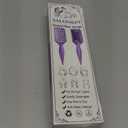 Curl Defining Brush for Curly Hair  Detangling & Styling Brush with Wide Tooth Design, Soft Bristles Reduce Frizz, Shape Curls & Waves for Women and Men, Wet & Dry Use (Purple)