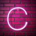 SplendShop Light Up LED Neon Letters Sign Wall Decorative Neon Lights Alphabet Marquee Letter A to Z & 0 to 9 (Pink C)