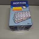 2 x 8 Pack Reusable Mop Pads for Swiffer PowerMop, Power Mop Refills 15'' Microfiber Pads Refills Machine Washable Dry Wet Use for Hardwood Floor Cleaning