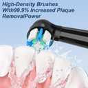 10 Pack IO Replacement Heads Compatible with Oral B iO 2 3 4 5 6 7 8 9 10 Deep Clean Series Electric Toothbrush, Toothbrush Heads Compatible with Oral B iO for Cleans Your Teeth (Black)