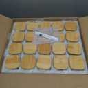 20 Pack 8 oz Square Glass Spice Jars with Lids and Labels  Airtight Small Spice Containers Set, Clear Glass Storage Jars for Seasoning, Spices, Kitchen Pantry Organization