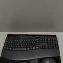 Wireless Keyboard and Mouse Combo,2.4G Full Size Wave Keys Ergonomic Keyboard with Wrist Rest for Natural Typing, 3 DPI Adjustable Ergonomic Silent Mouse for Computer/Laptop/Windows/Mac (Gray)