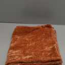 Terracotta Cozy Soft Throw Pillow Covers Decorative Chenille Square Couch Cushion Cases for Sofa Decor, Set of 2, 20 x 20 Inches