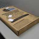 Regalo Safety 29-49" Easy Step Extra Wide Baby Gate for Doorways & Bottom of Stairs, Pressure Mounted Safety Gate with Door for Babies, Toddlers & Pets, Black