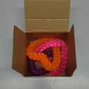 Civaner Valentines Day Dog Toys Puppy Teething Chew Toys Pink Purple Orange Love Heart Shape Puppy Teething Comfort Aid for Small Medium Large Breeds Dogs