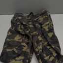 Women's Camo Cargo Pants High Waist Y2K Baggy Cut Out Straight Leg Casual Trousers Streetwear (Medium, 0-camo Green)