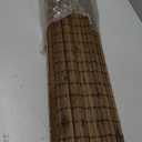 UNISHADES Blackout Cordless Bamboo Roman Shades 32 3/4×64 in Penang Teak | Upgrade Backing Fabric, UV Protection, Protecting Privacy, room darkening