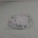 50 Pack Paper Placemats Disposable Green Floral Placemats 13.7 Inch Vintage Sage Green Flower Place Mats Chinoiserie Round Table Mats for Dinner Table Setting Birthday Wedding Party Supplies