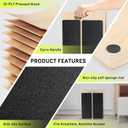 Wooden Slant Board for Calf Stretching Adjustable Incline Board for Squats, Ankle & Achilles Stretch, Physical Therapy Foot Stretcher, Non-Slip Wedge for Knees Over Toes, Balance & Mobility Training