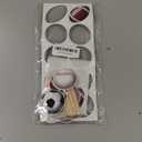 Gyufise 36 Pack Sports Cupcake Toppers Baseball Rugby Cupcake Picks Basketball Toothpicks Soccer Ball Football Cake Decor for Boy Happy Birthday For Sports Ball Game Theme Party Supplies Decoration