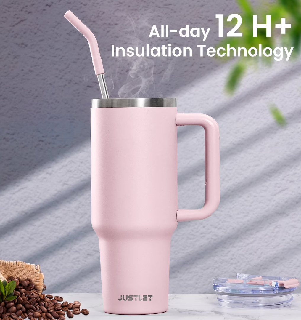 Justlet 40oz Trymbler with Handle