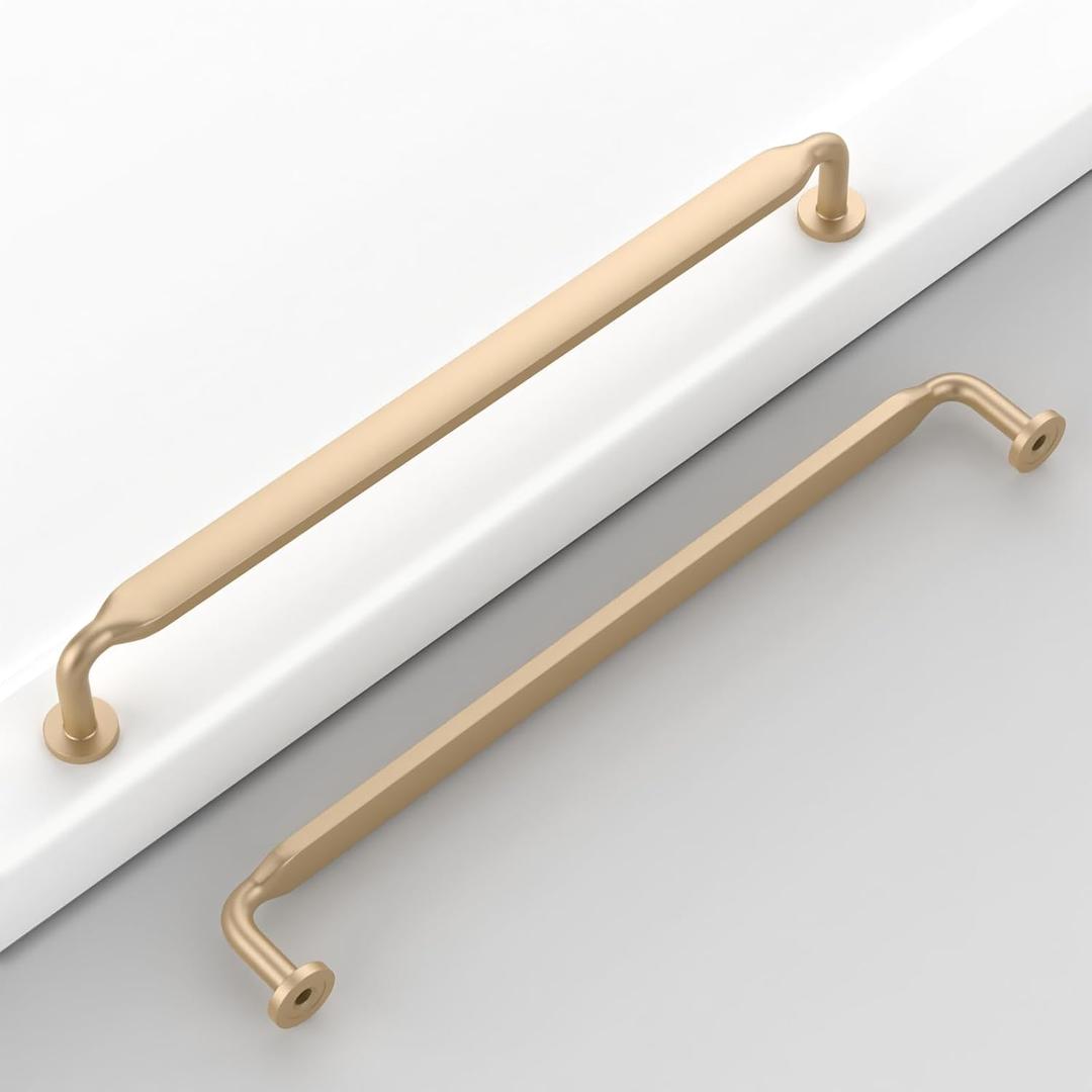 Brushed Satin Nickel Cabinet Handles Kitchen Pulls 7.5 Inch 10 Pack