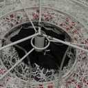 Lighted Snowman Outdoor Christmas Decorations.40-inch Height 90 LED Lights,White Theme high Translucent Mesh Cloth Material, Easy to Assemble.Suitable for Indoor and Outdoor Courtyards,Party