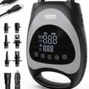 Paddle Board Pump, Rechargeable Battery for 6 SUPs Inflation & Deflation, 20PSI High Pressure Portable Electric SUP Air Pump with LED Light Auto-Off, for Stand Up Paddleboard, Inflatables